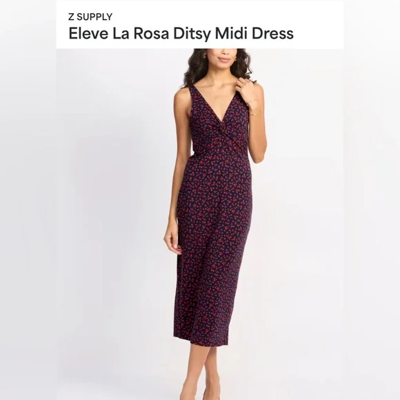 knee length dresses for ladies MAVIS DULCE FLORAL MIDI DRESS